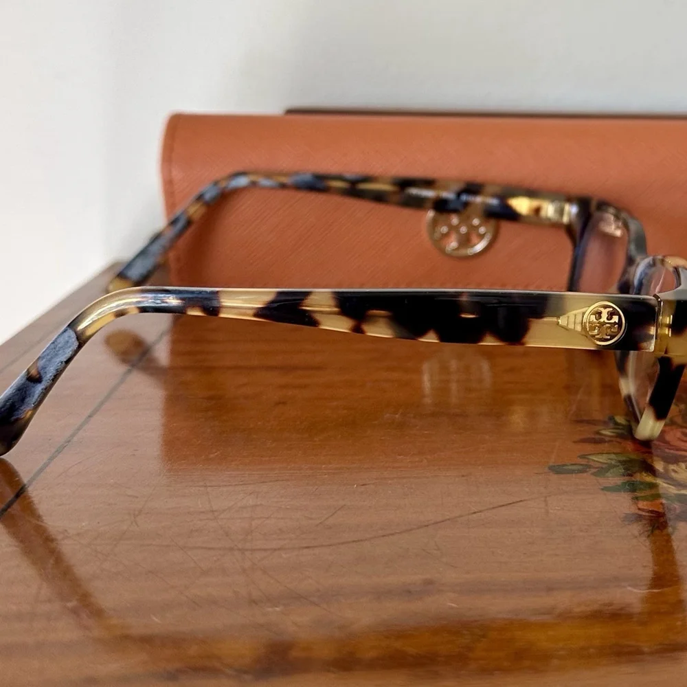 Tory Burch Tortoiseshell Women Eyeglass Frames And Case - Picture 5 of 8